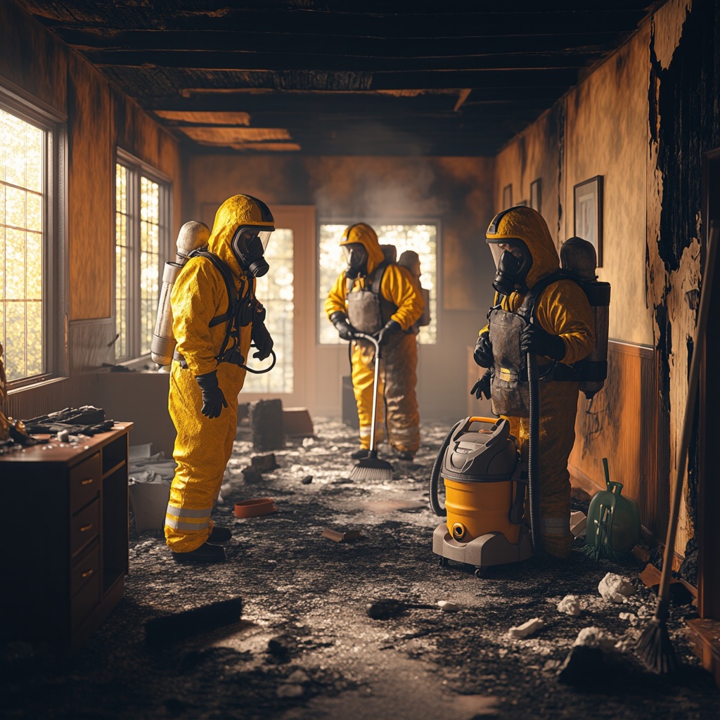 Cómo limpiar cenizas de manera segura tras un incendio