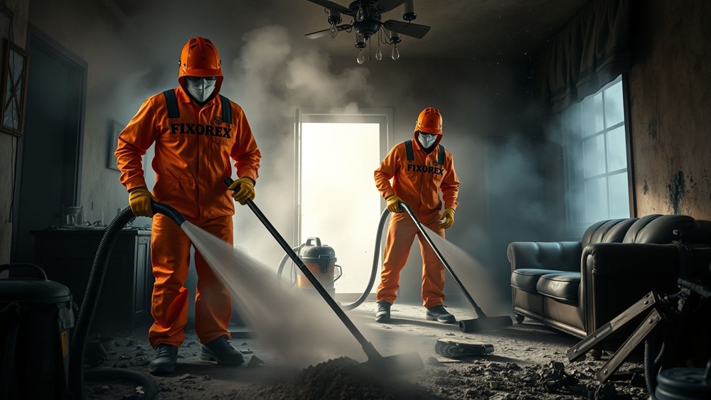 Limpieza post incendio en Sant Pere de Ribes